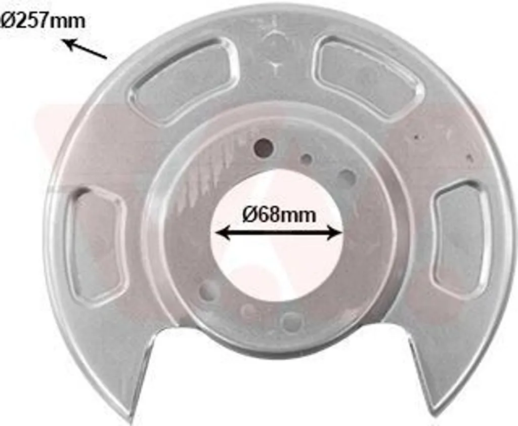 Tôle de protection disque de frein anti-corrosion KIA PICANTO 8314374