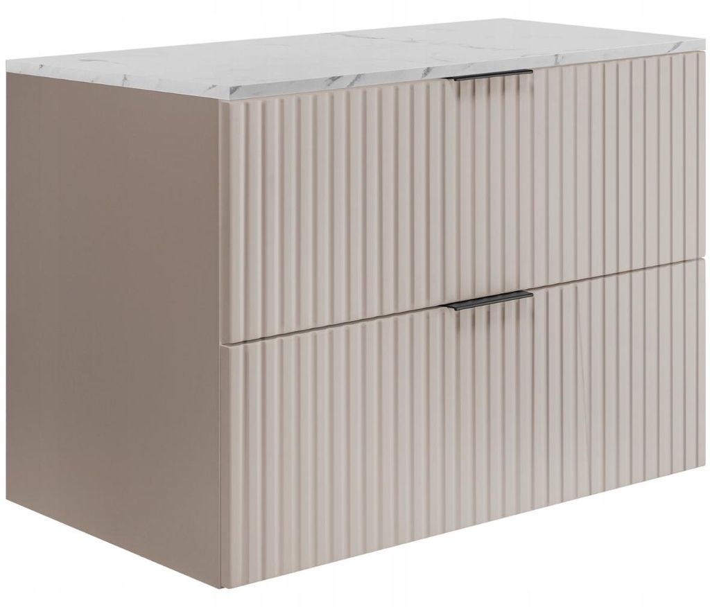 Rodan | Waschbeckenunterschrank Kaschmir 60 cm - Produktbild 