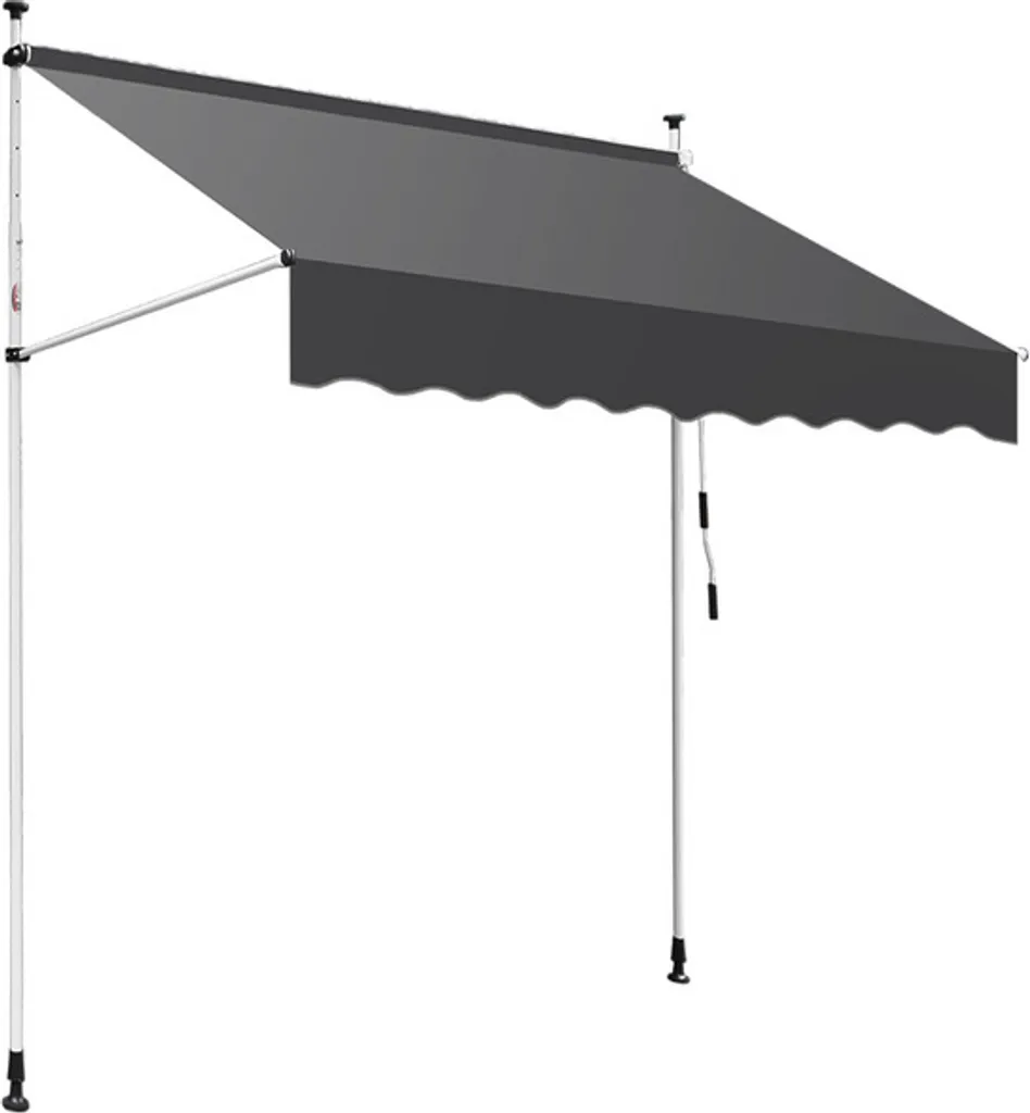 Tenda da Sole TolleTour 4M Grigio: Ombra e Relax per il Balcone