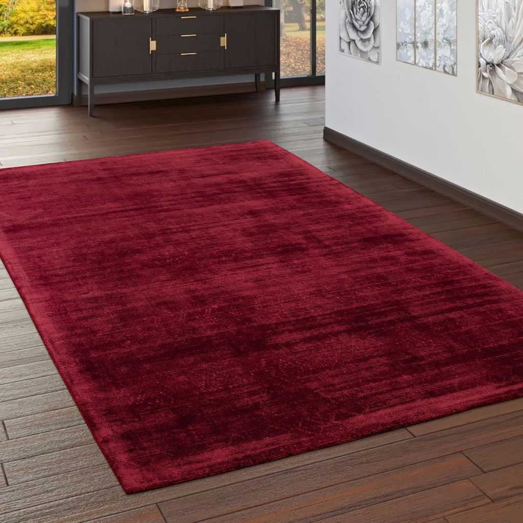 Wohnzimmer-Teppich, Kurzflor-Teppich Handgearbeitet, Produktbild 