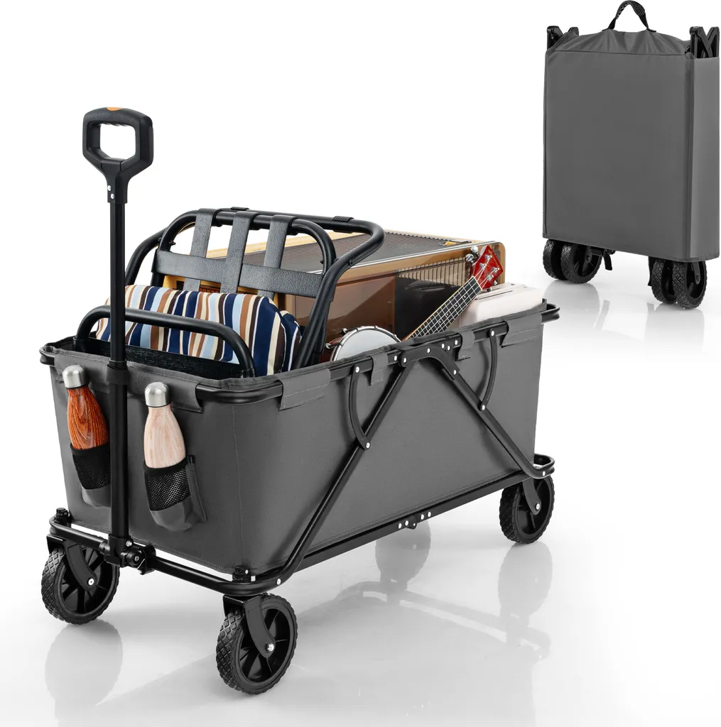 Carrello a Mano COSTWAY Professional 100kg | Pieghevole e Regolabile