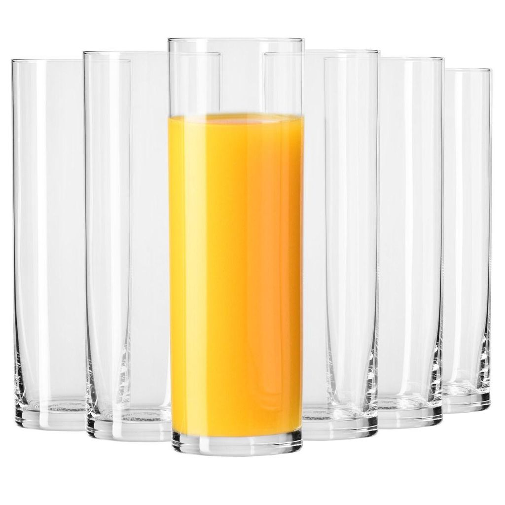KROSNO Gläser Set 230ml – 6er Set Longdrinkgläser Balance – Produktbild 