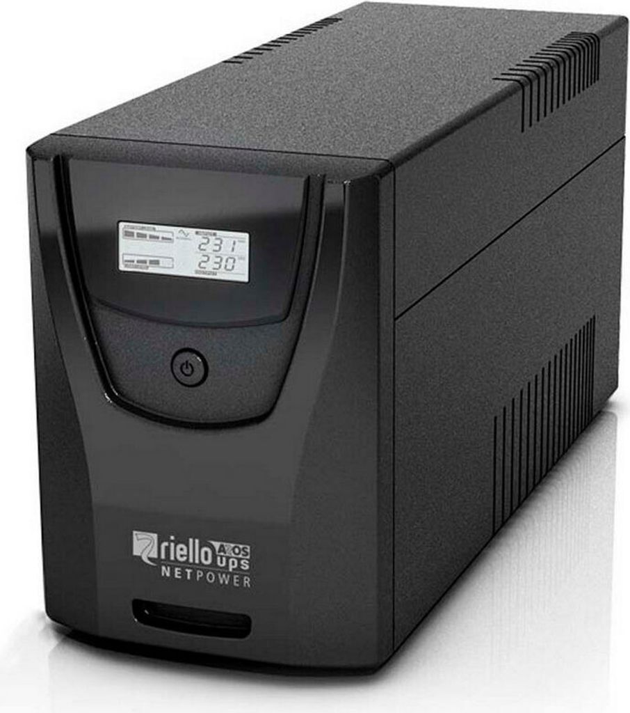 Interaktive USV Riello NPW 1000 1000 VA 6600 W Schwarz Produktbild 