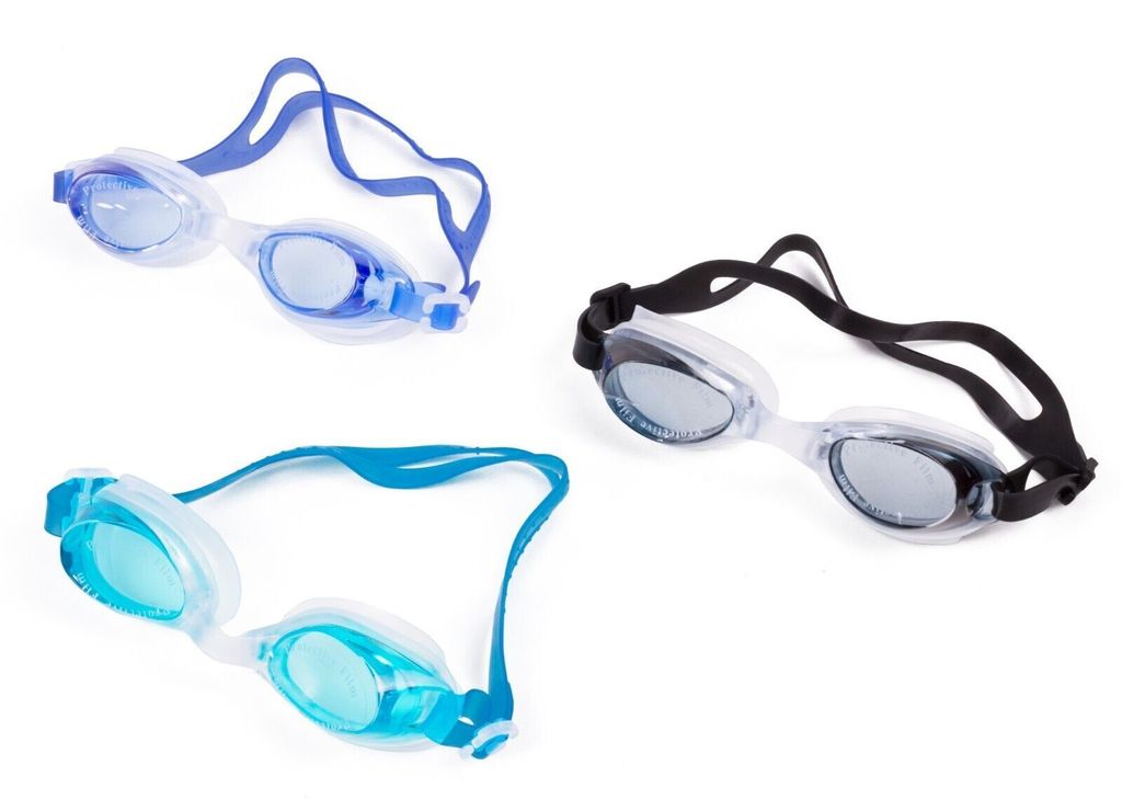 Taucherbrille Schwimmbrille Anti-Beschlag Verstellbar Chlorbrille + Ohrstöpsel