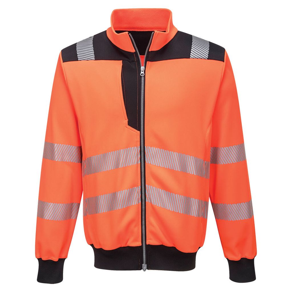 Portwest PW370 PW3 Warnschutz Sweatjacke Orange/Black Gr. 5XL