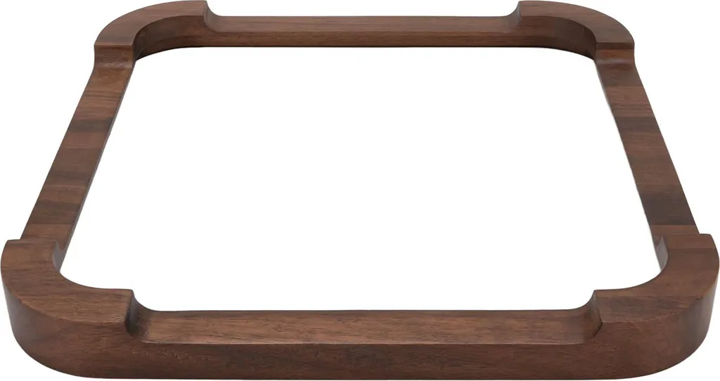 Support de bureau noyer pour Mac Studio M2 fixation stable