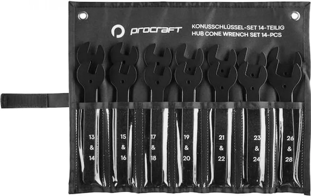 Jeu de clés à douille Procraft Essential 13-28 mm Noir complet 12 pans