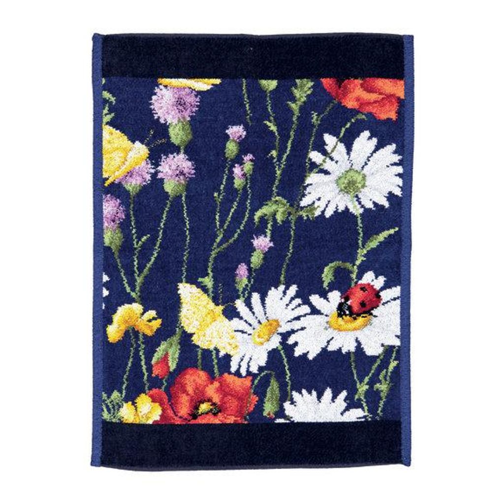 Daisy Field Blue Handtuch, Größe:37/50