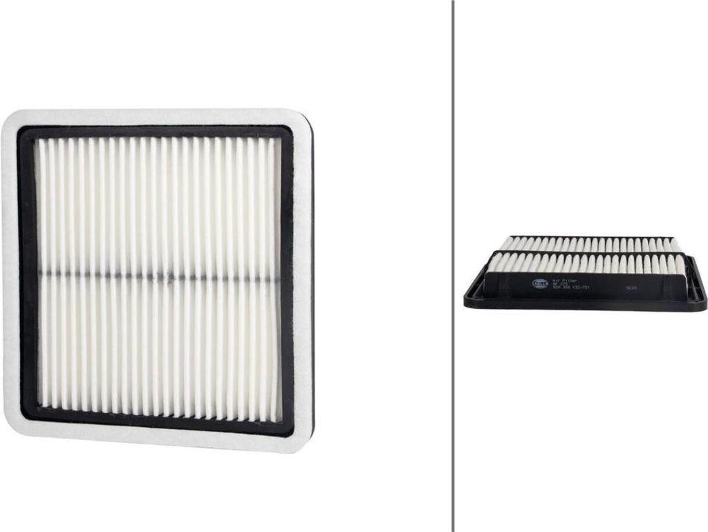 Luftfilter-Einsatz 217 x 217 mm HELLA passend für u.a. SUBARU FORESTER