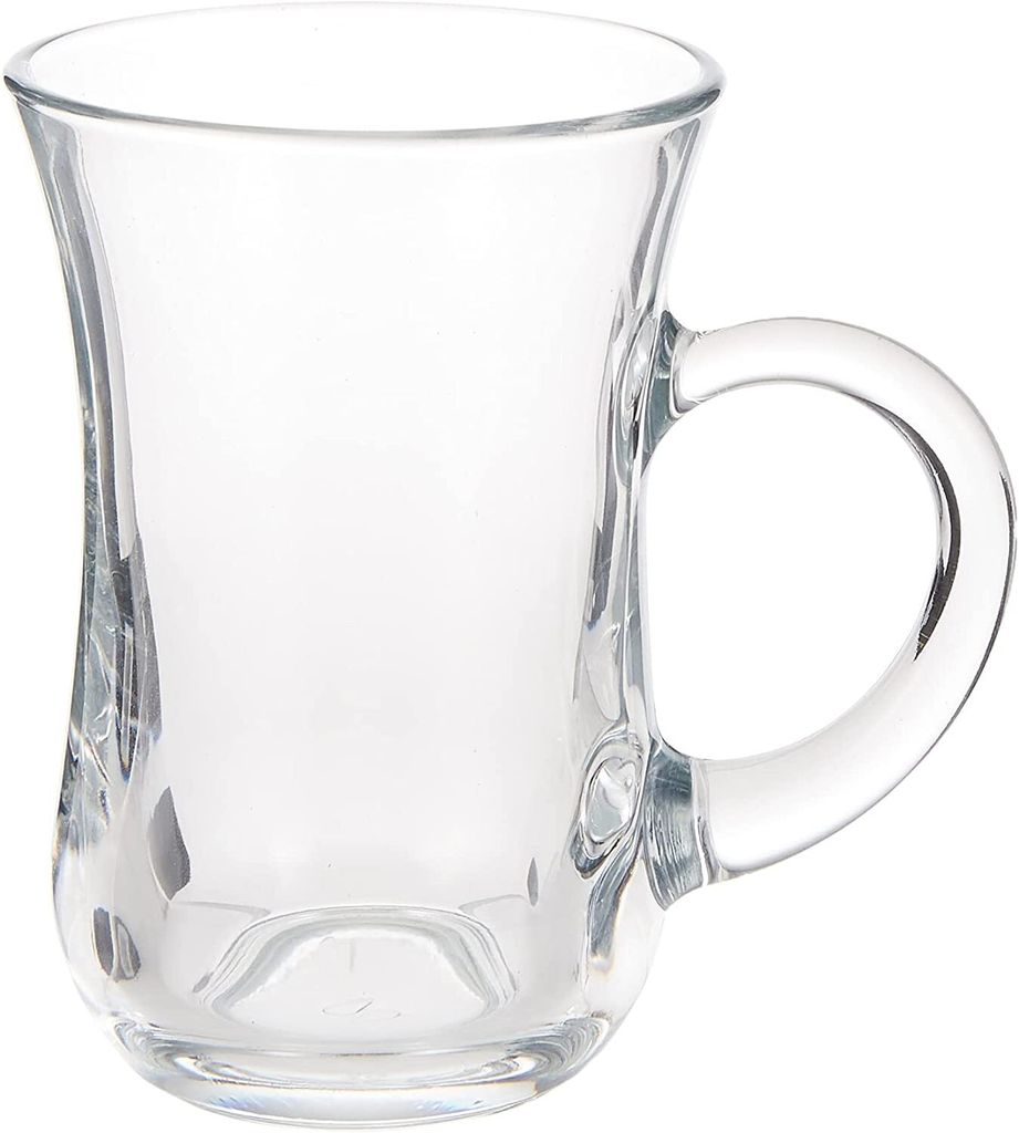 Bicchieri da tè turchi Pasabahce Keyif con manico, 145 ml, Immagine del prodotto 