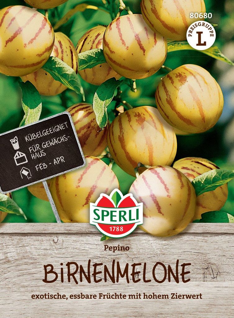 Melony gruszkowe Sperli Pepino - nasiona owoców Zdjęcie produktu 