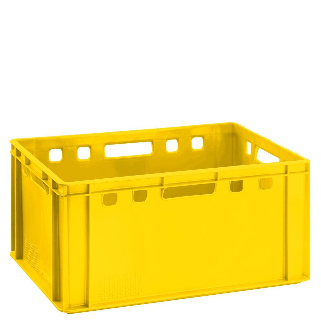 Caisse à viande E3 jaune 60x40x30cm Caisse de stockage Image du produit 