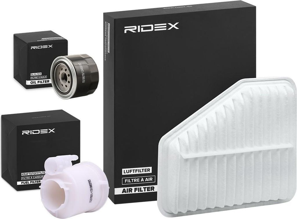 RIDEX Filterset Inspektionspaket Filtersatz für TOYOTA RAV 4 III (ACA3, ACE, ALA3, GSA3, ZSA3)