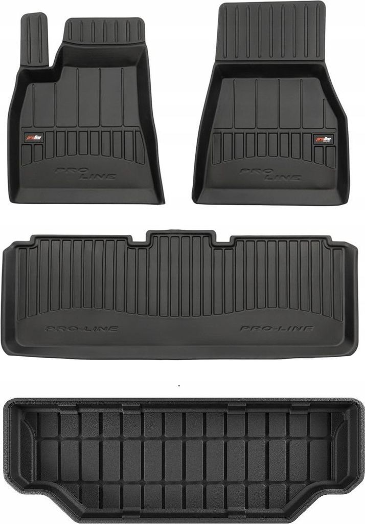 3D-Gummimatten Set Tesla Model S 2012-2021 FROGUM