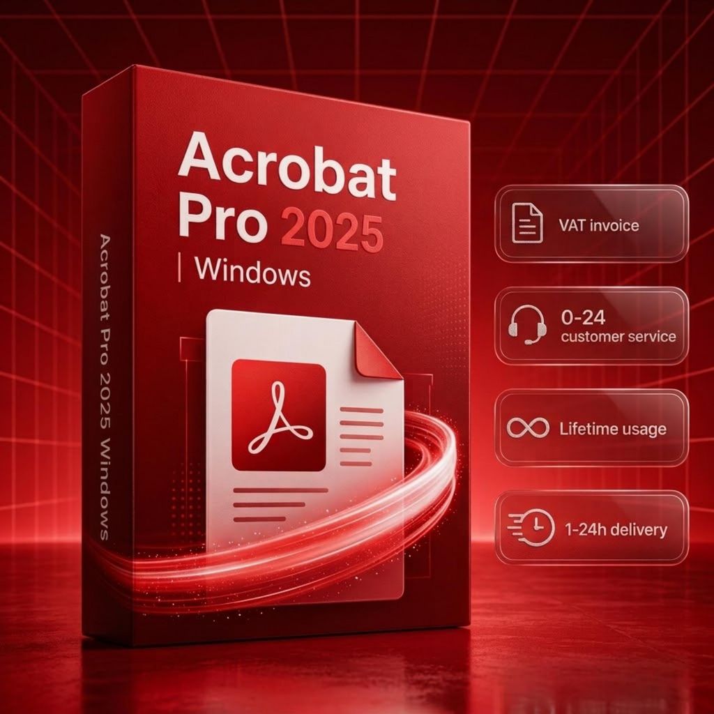 Adobe Acrobat Pro 2025 - plná verzia, trvalá licencia pre 1 Obrázok produktu 