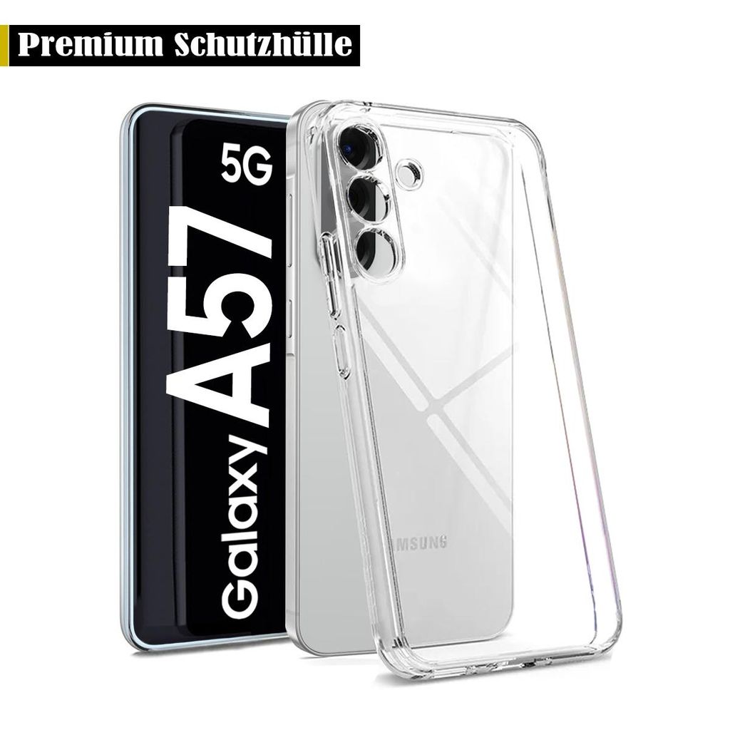Für Samsung Galaxy A57 5G - Handy Silikon Hülle Transparent Produktbild 