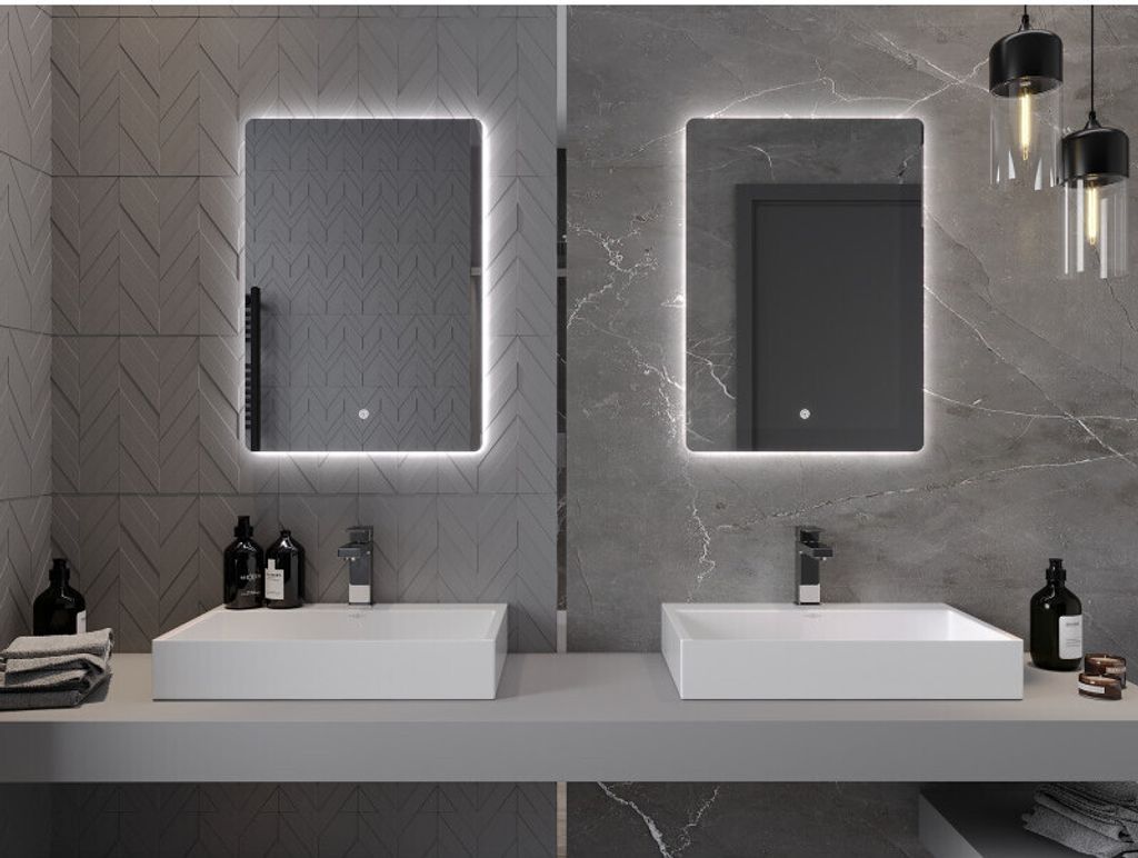 Mexen Sun podsvícené koupelnové zrcadlo 50 x 70 cm, LED Obrázek produktu 4
