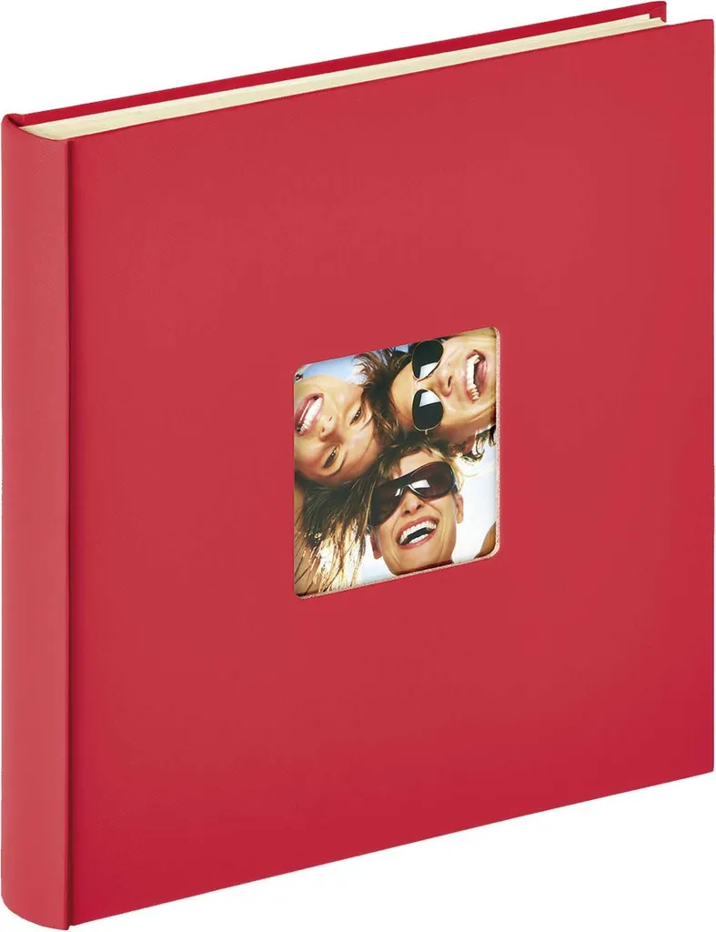 Walther Fun Rouge SK110R Album Photo 50 Pages Blanches Autocollantes