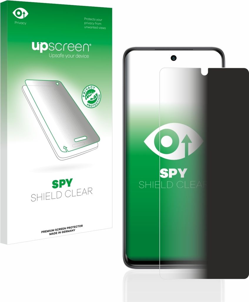 Für Xiaomi Mi 10T Lite Sichtschutzfolie Schutzfolie upscreen Anti-Spy Privacy Sichtschutz Blickschutz Display Schutz Folie Blaulichtfilter