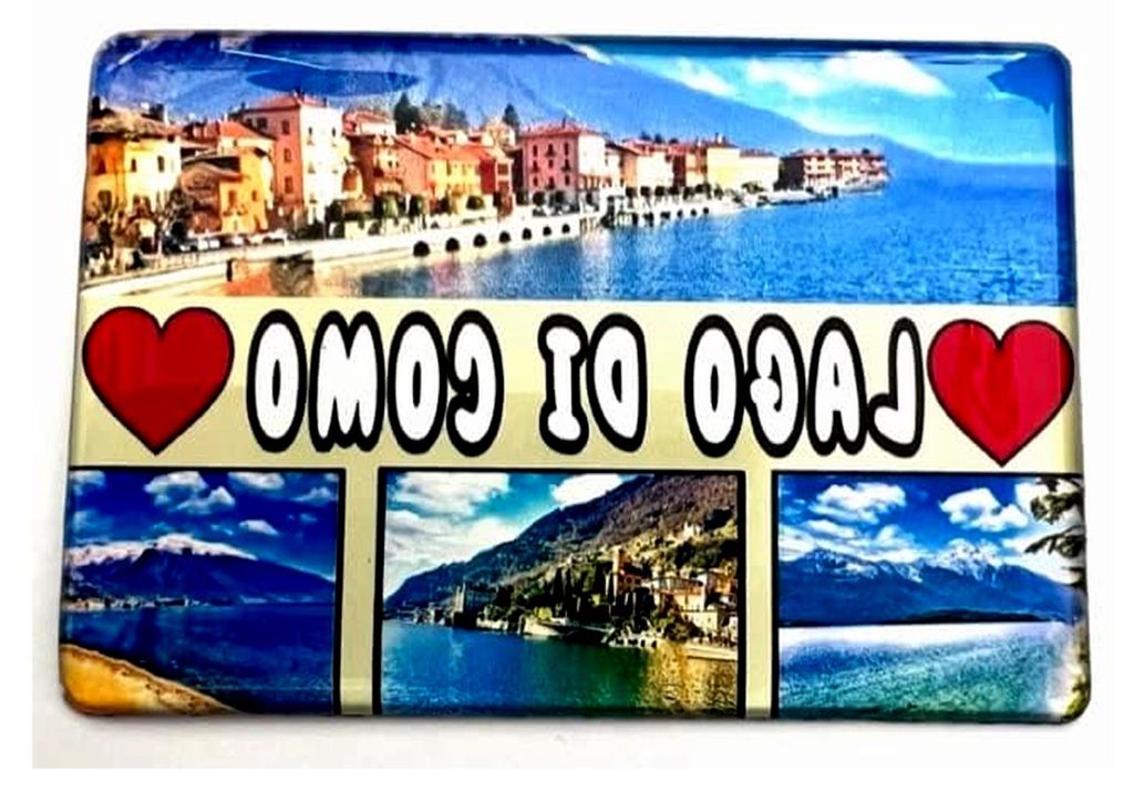 Como -Italien Magnet Comer See Souvenir Lago di Como Italien Como See Kühlschrankmagnet Italy Fridge Magnet