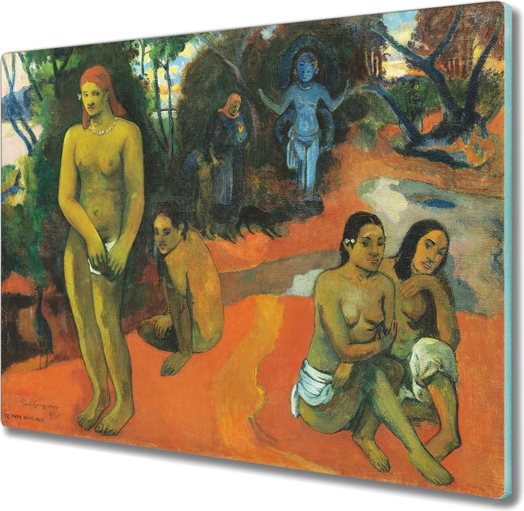 Coloray Kochplattenabdeckung Herdabdeckplatte 60x52 cm Hackbrett Schneidebrett Küchenbrett - Kunstformen