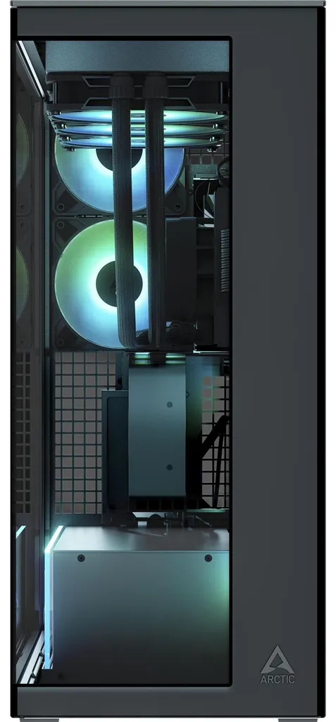 ARCTIC Geh Xtender Mirror Black - Support Vertical GPU avec Riser PCIe