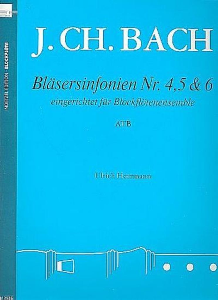 3 Bläsersinfonien Nr.4-6 für 3 Blockflöten (ATB) oder Blockflötenensemble