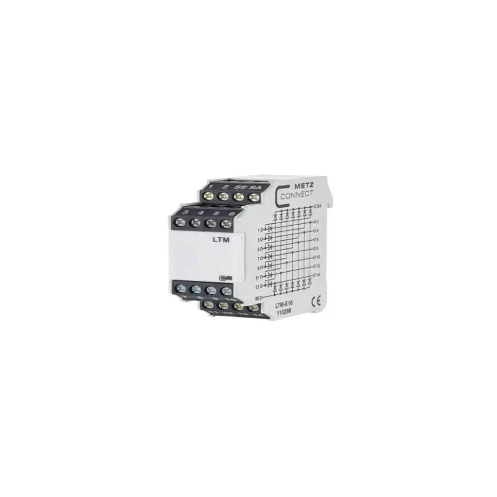 Relais de puissance pour automatisme METZ CONNECT LTM-E16 Blanc 110280