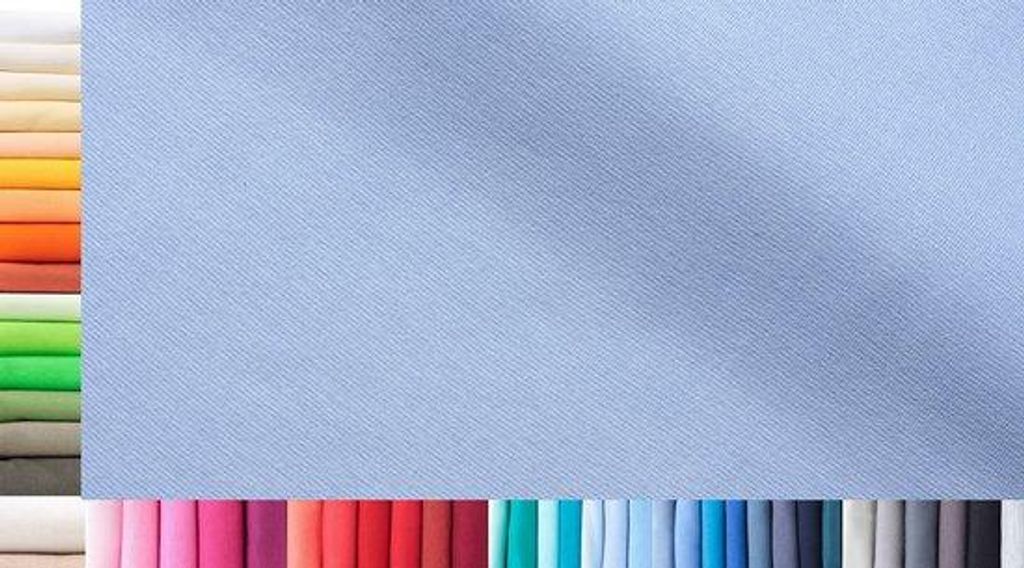 XXL-Kleidung aus 96% Baumwolle, 4% Elasthan, 35 Donker Pastellblauw, 75 cm breit