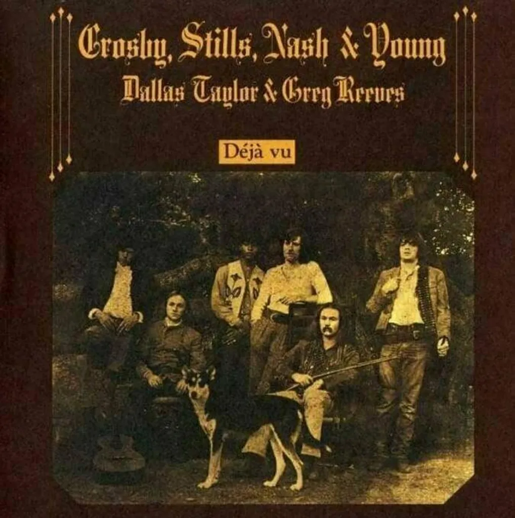 Crosby, Stills, Nash & Young Déjà Vu Vinyle LP Album Original Pressage