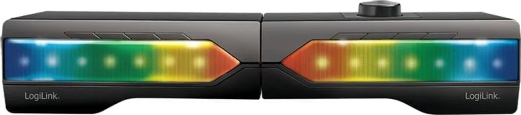 LogiLink SP0059 Soundbar Mobile Bluetooth con Luce Party RGB - Nero - 7