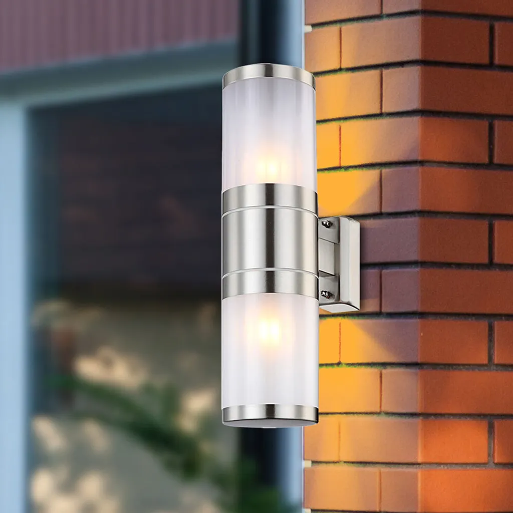 Lampe Extérieure Design pour Allée et Terrasse XELOO Argent 37 cm - 7