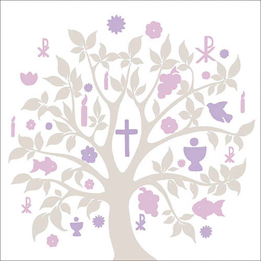 Servietten Papier 33x33cm 3-lagig mit Lebensbaum Motiv 20 Produktbild 