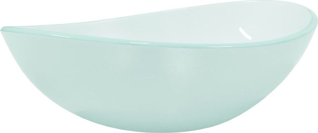vidaXL Umywalka ze szkła hartowanego 54,5x35x15,5 cm Matowa Zdjęcie produktu 