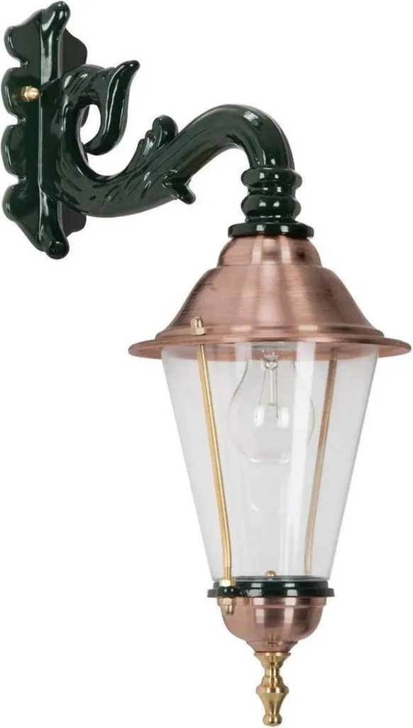 Lanterne murale de jardin style ancien Art Nouveau pour éclairage extérieur