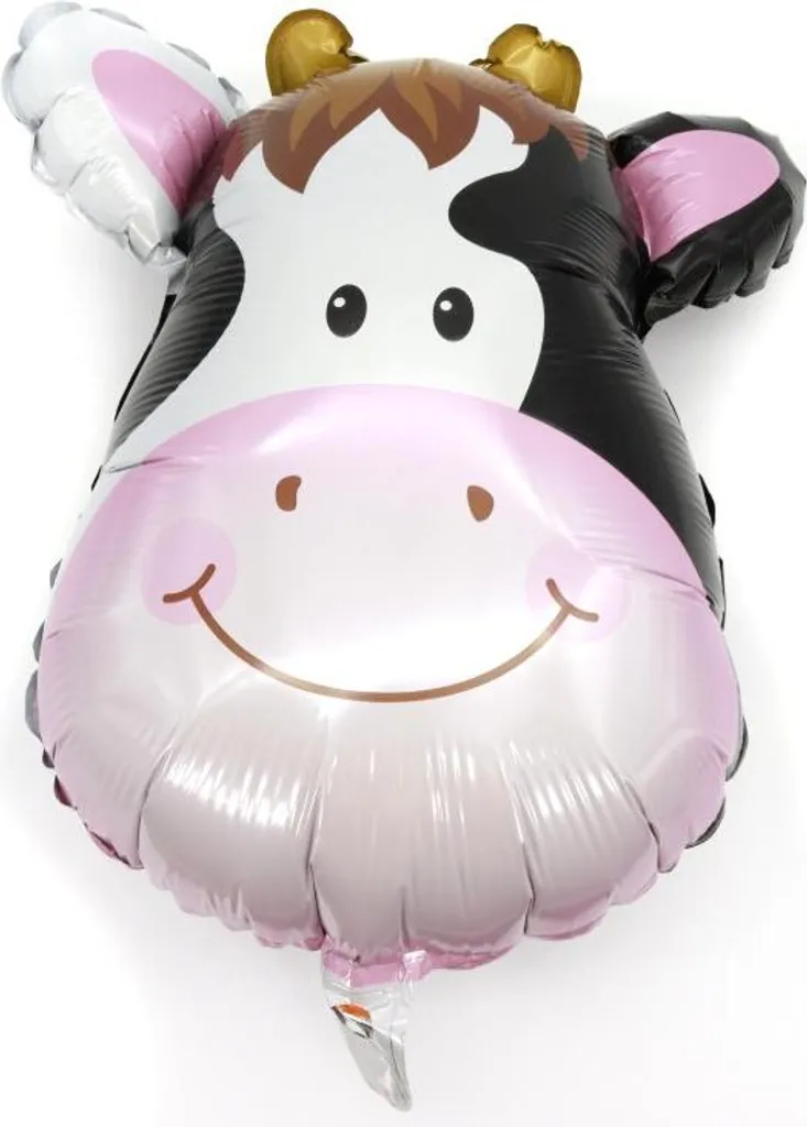 Lot 50 Ballons Vache Géants 52 cm - Valve Auto-Fermante et Durable
