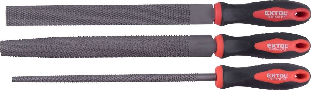 rašple, sada 3ks, 250mm, sek 2, sada obsahuje rašple : Image du produit 