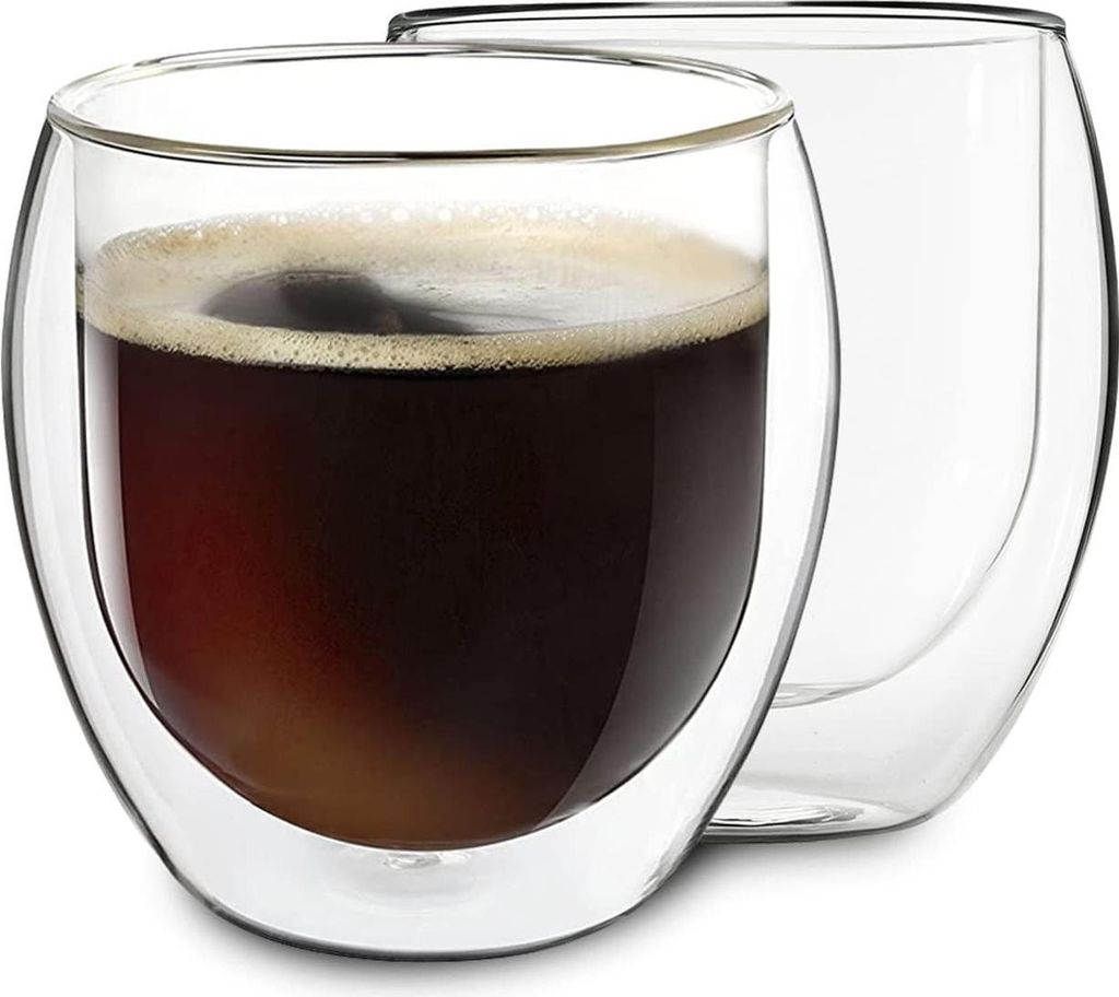 XL Jumbo Cocktailgläser - Set von 2 - Doppelwandig - 310 ml