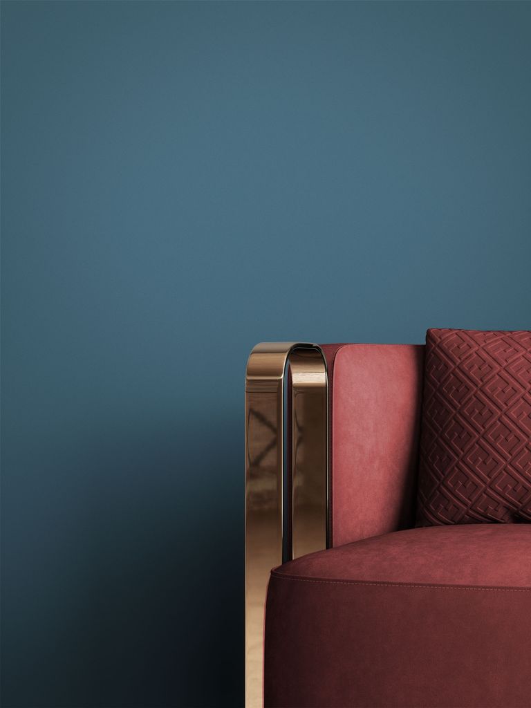 NEWROOM Tapete Blau Vliestapete Unifarbe - Universal Modern Struktur Einfarbig Uni