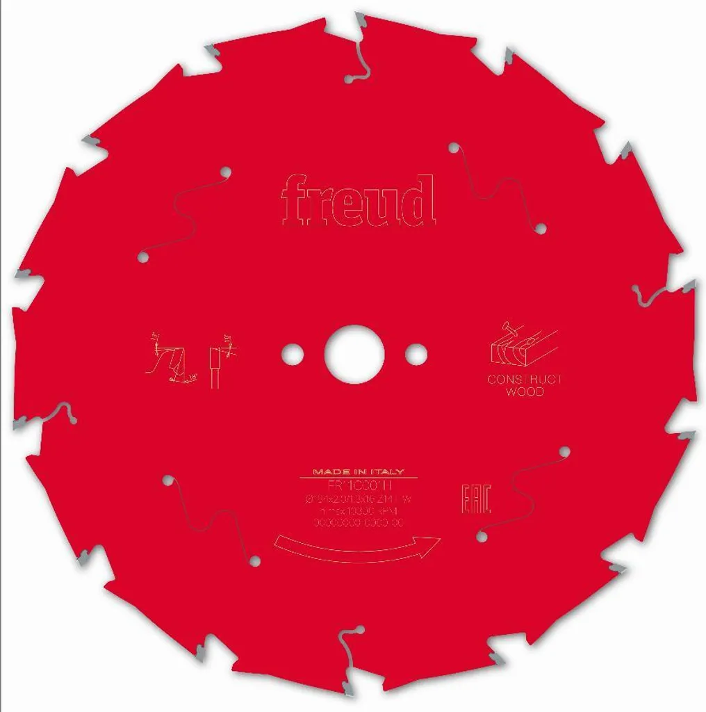Lame scie circulaire FREUD Ø184 mm AL16 Z14 - Réf F03FS09791 FR11C001H