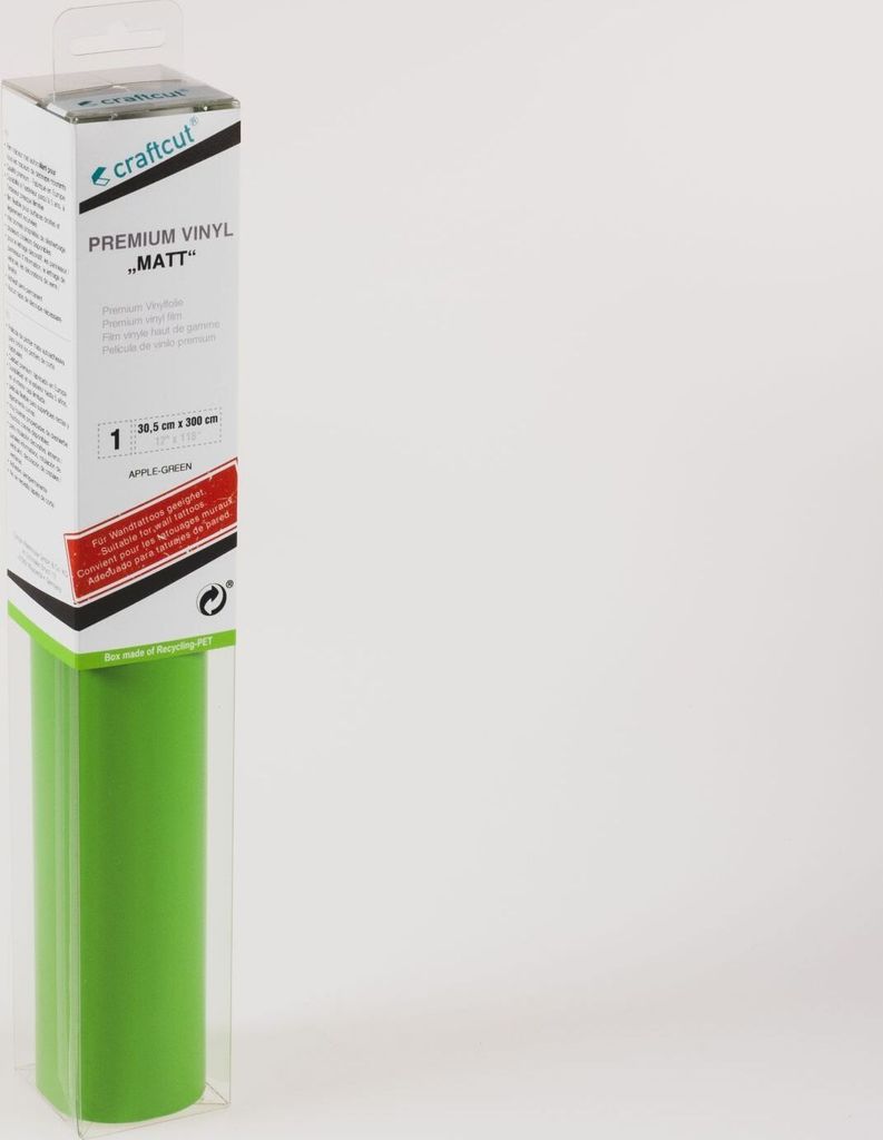 craftcut M40 Plotterfolie matt APPLE-GREEN 30,5 x 300 cm