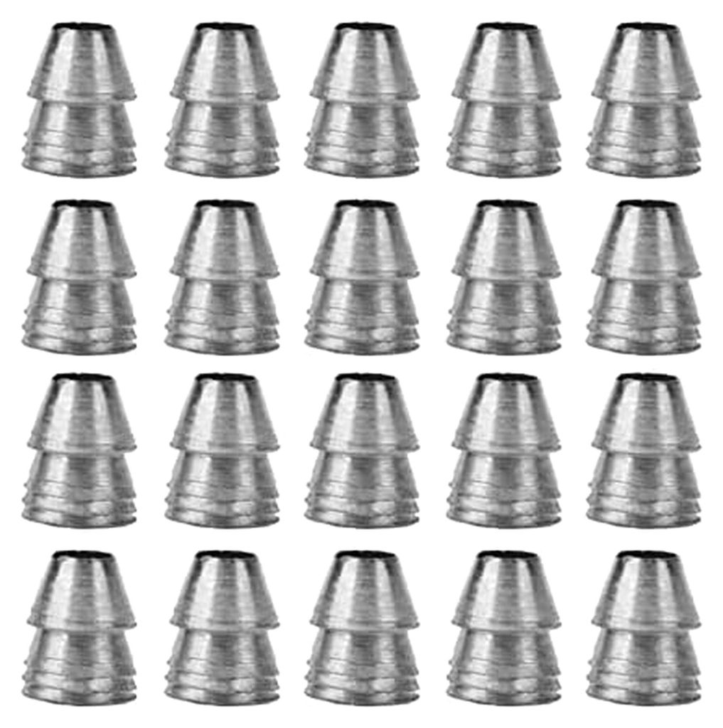 Keile mit rundem Griff, 20 Stück, robustes Hammerstiel-Keil-Set aus Stahl für Axt- und Zimmermannshämmer, 10 mm Durchmesser