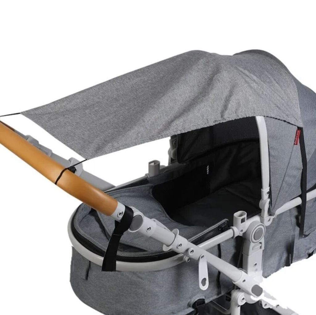 Voile d'ombrage pour poussette Protection solaire Réglable Image du produit 