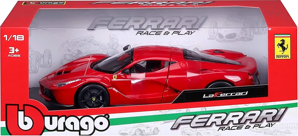 Ferrari LaFerrari Rouge Bburago Signature - Voiture Miniature de Collection