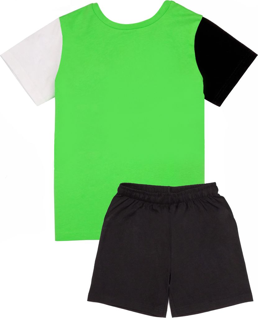 Xbox - Schlafanzug mit Shorts für Jungen NS6725 (146) (Grün/Schwarz/Weiß)