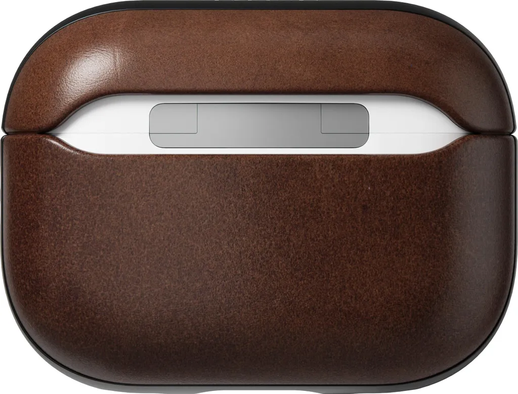 Coque AirPods Pro Nomad Cuir Horween - Compatible MagSafe et Charge Qi