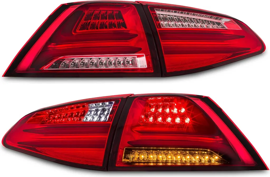 Feux arrière LED Lightbar Rouge pour VW Golf 7 VII MK7 - Kit Gauche Droit