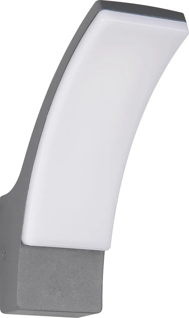 Luminaire extérieur mural LED en alu gris anthracite format compact