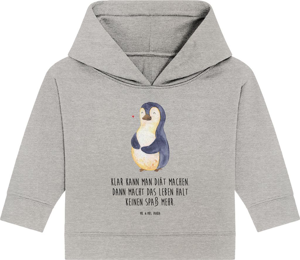 Mr. & Mrs. Panda Organic Baby Hoodie Pinguin Diät 12. - 18. Produktbild 