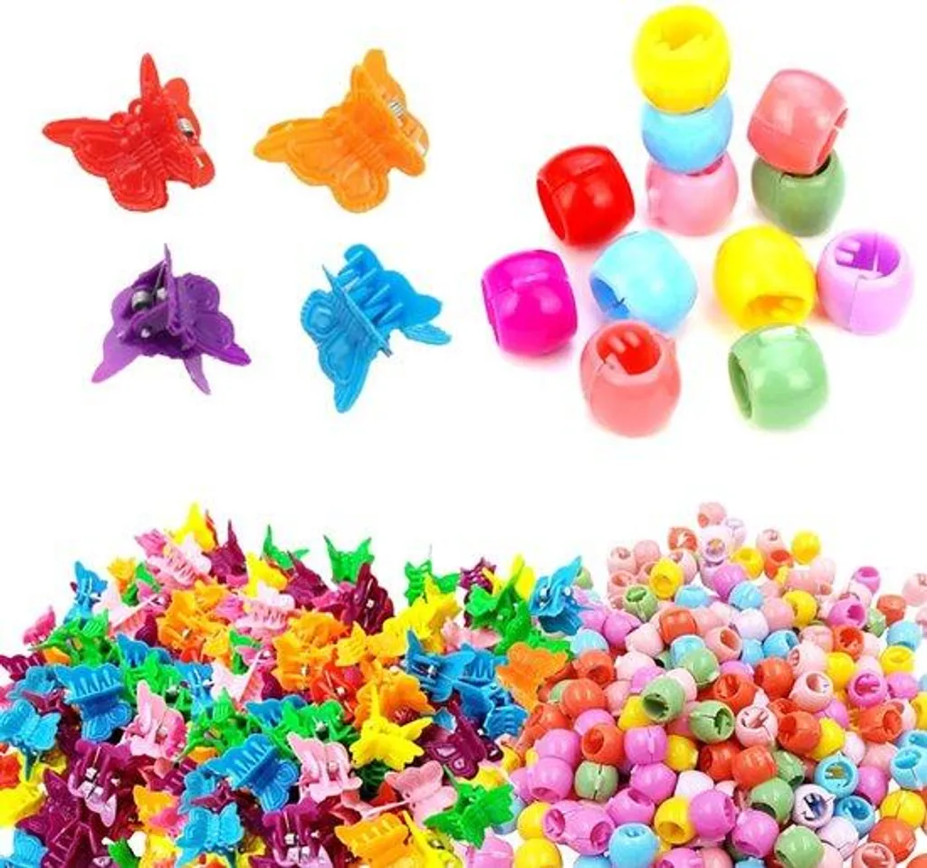 Petites barrettes papillon anti-glisse : 200 mini pinces de maintien